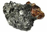 Fluorescent Zircon Crystals in Biotite Schist - Norway #175866-1